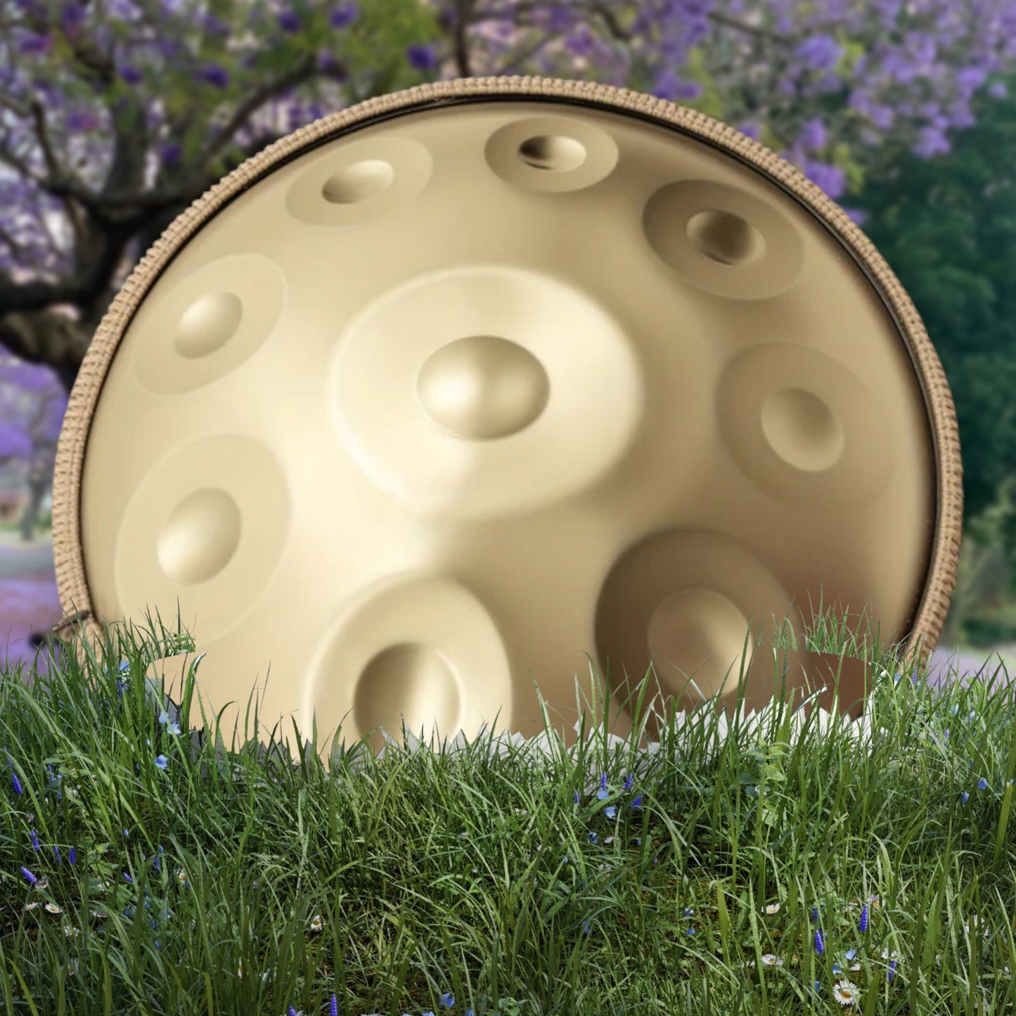 Handpan 9 notes Kurd en ré mineur 440 Hz