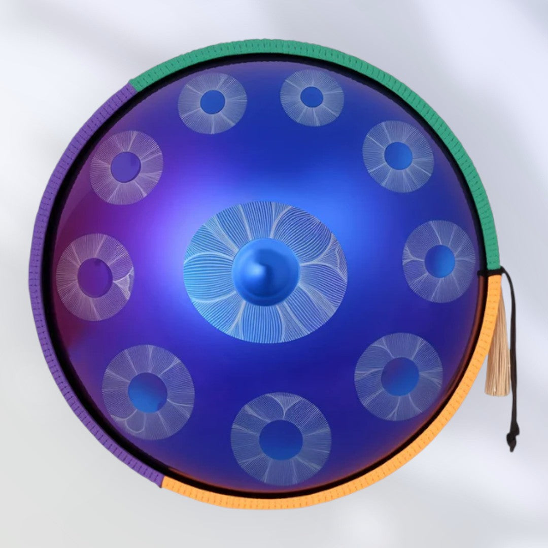 Handpan Dreamy Blue 10 notes en ré mineur 440Hz
