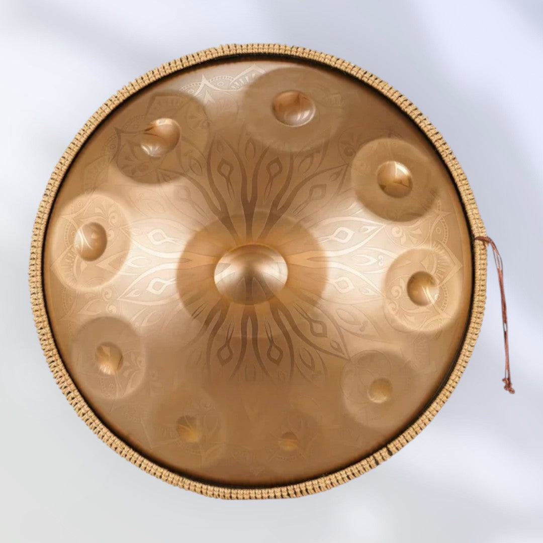 Handpan Mantra 10 notes Kurd  en ré mineur 440 Hz