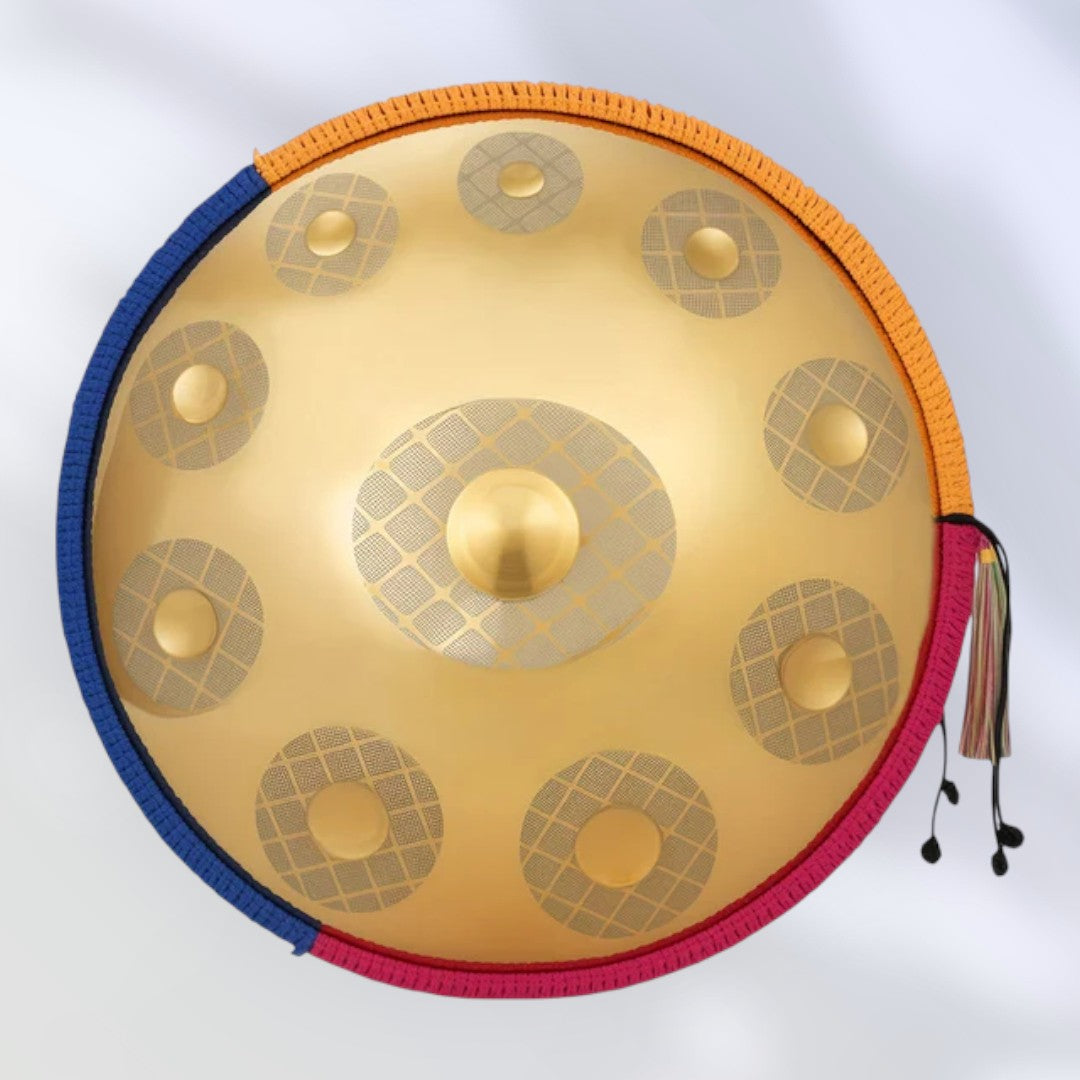 Handpan Kundra 10 notes kurd en ré mineur 440 Hz