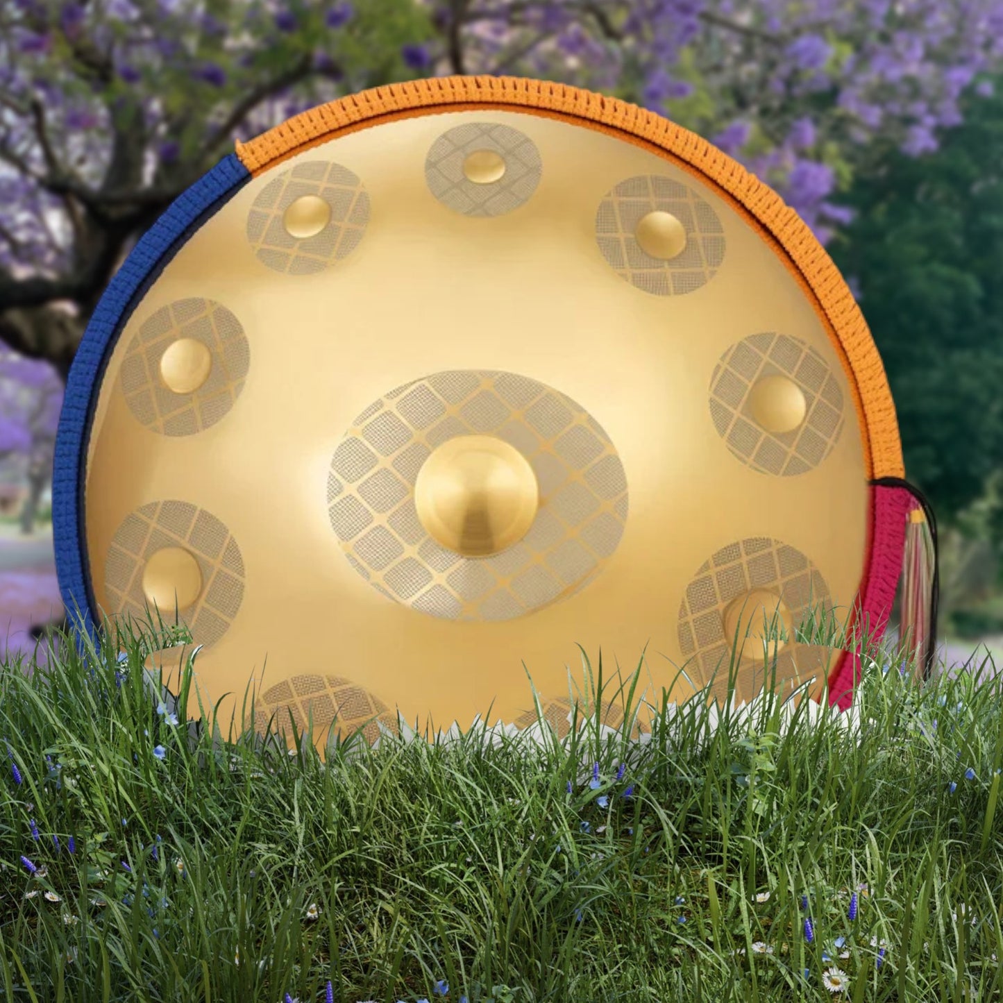 Handpan Kundra 10 notes kurd en ré mineur 440 Hz