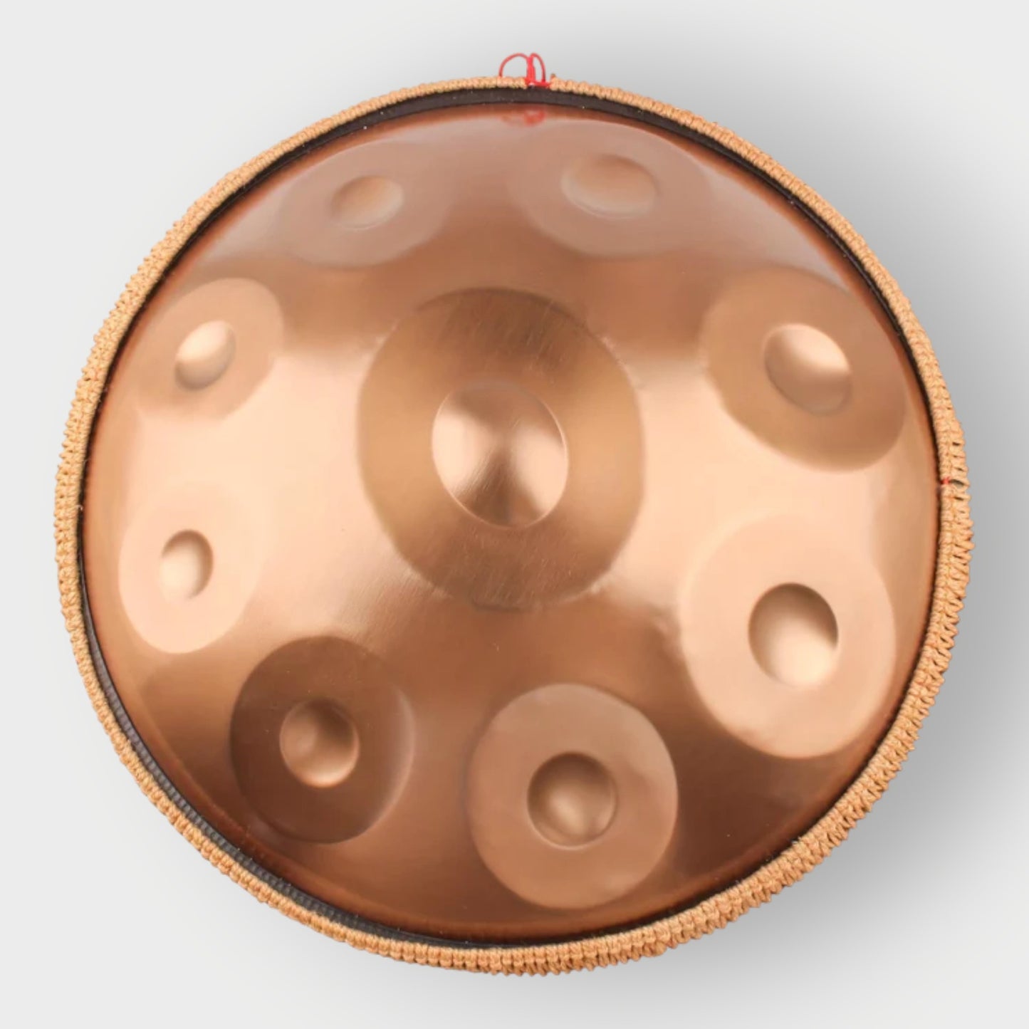 Handpan cuivré 9 notes en ré mineur 440 Hz