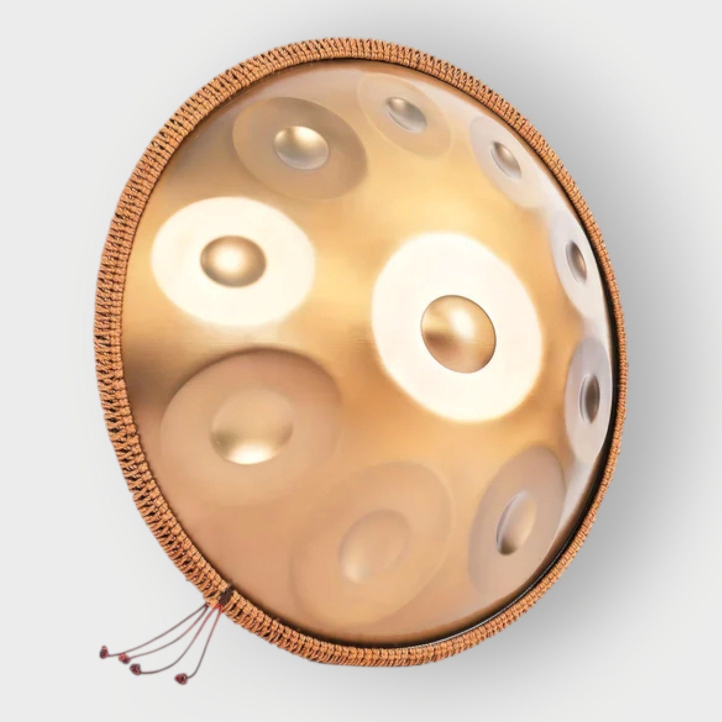 Handpan 10 notes acier Kurd  en ré mineur 440 Hz