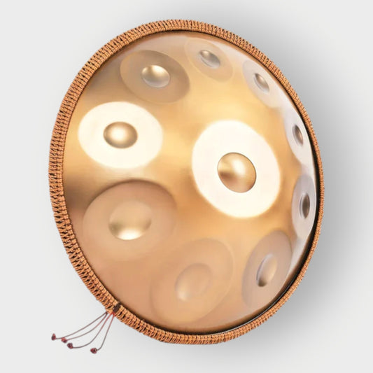 Handpan 10 notes acier Kurd  en ré mineur 440 Hz